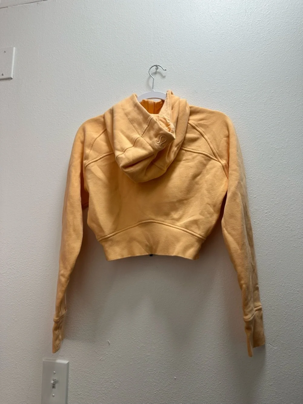 Peach coral Lululemon cropped scuba jacket - Picture 5 of 5